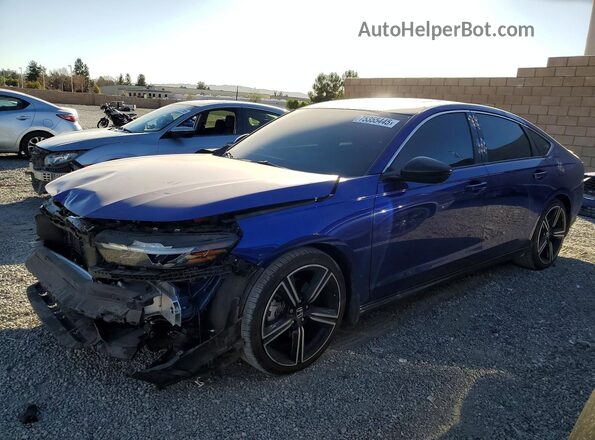 1HGCY2F58PA039770 2023 HONDA ACCORD Blue Vista tres cuartos delantera izquierda