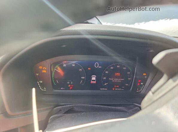 1HGCY2F59PA044217 2023 HONDA ACCORD Gray Vista del cuadro de instrumentos