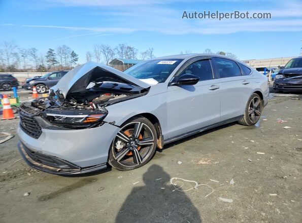 1HGCY2F59PA044217 2023 HONDA ACCORD Gray Vista tres cuartos delantera izquierda