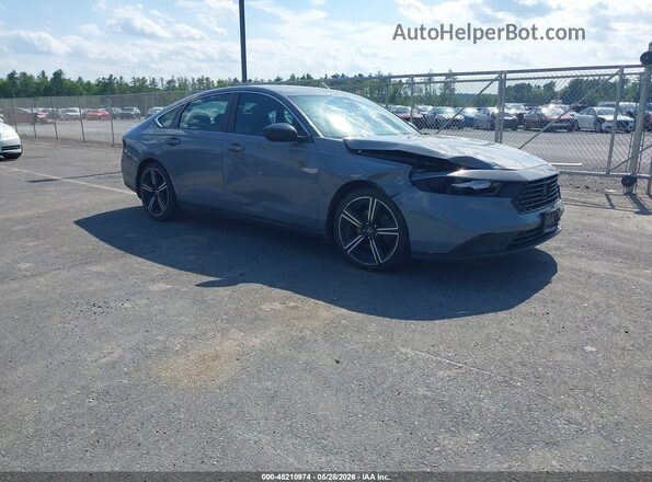 1HGCY2F5XPA005197 2023 HONDA ACCORD HYBRID Gray Przód prawy