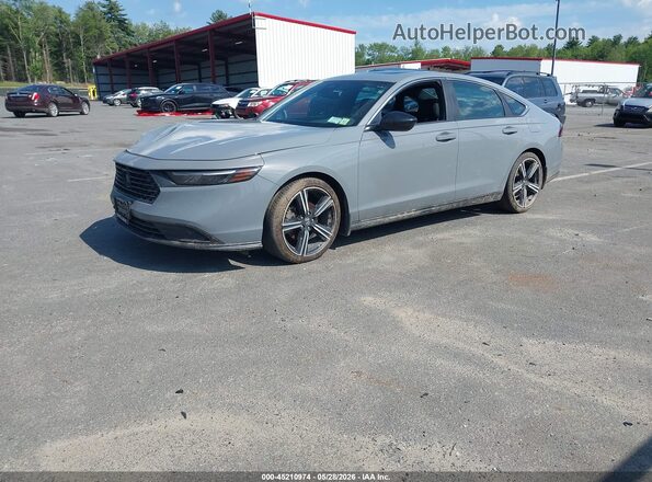 1HGCY2F5XPA005197 2023 HONDA ACCORD HYBRID Gray Przód lewy