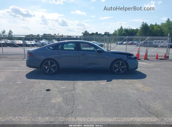 1HGCY2F5XPA005197 2023 HONDA ACCORD HYBRID Gray Widok wnętrza z tyłu