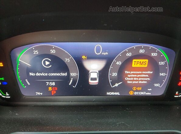 1HGCY2F5XSA033462 2025 HONDA ACCORD Серый Вид щитка приборов