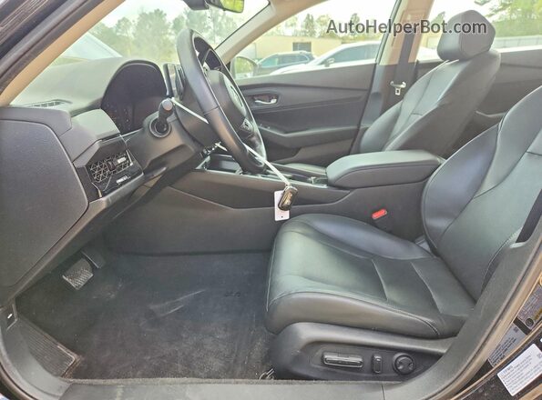 1HGCY2F64PA066201 2023 HONDA ACCORD Черный Вид салона спереди