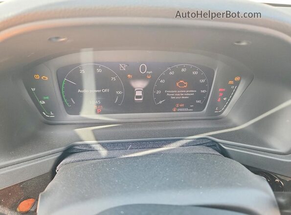 1HGCY2F64RA076746 2024 HONDA ACCORD White Вид щитка приладів
