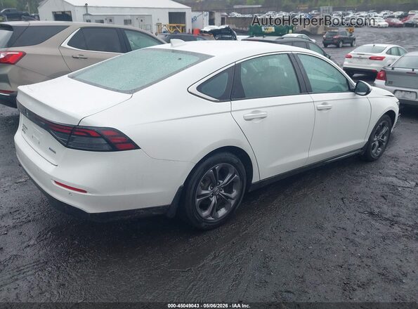 1HGCY2F65RA074505 2024 HONDA ACCORD HYBRID Белый Задняя правая четверть