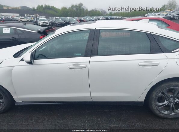 1HGCY2F65RA074505 2024 HONDA ACCORD HYBRID Белый Панорамный вид салона 360°