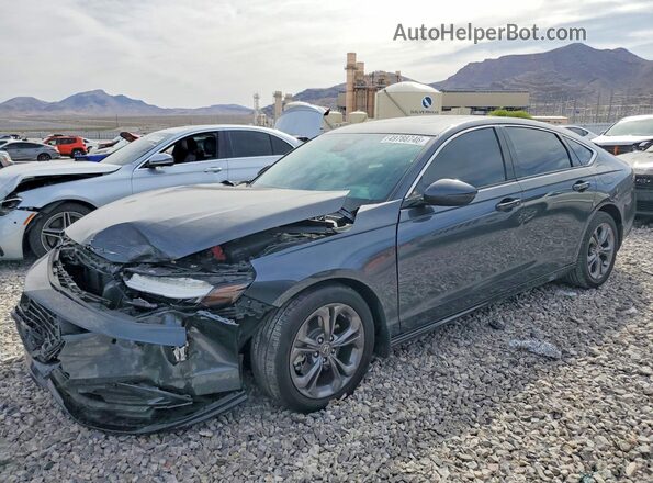 1HGCY2F66RA010232 2024 HONDA ACCORD Gray Przód lewy