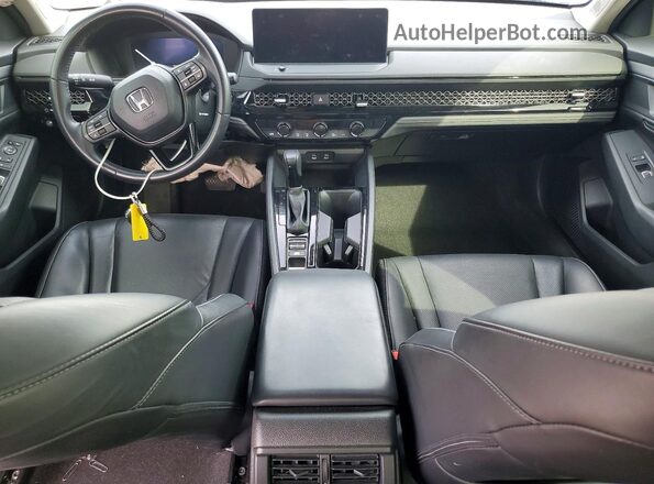 1HGCY2F66RA010232 2024 HONDA ACCORD Gray Widok deski rozdzielczej