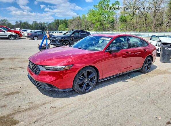 1HGCY2F70PA039196 2023 HONDA ACCORD Бордовый Передняя левая четверть