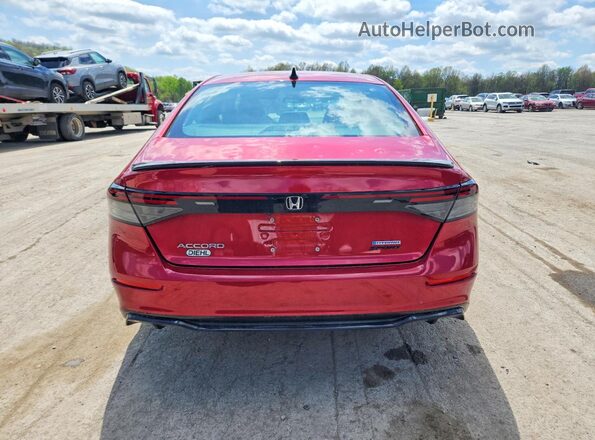 1HGCY2F70PA039196 2023 HONDA ACCORD Бордовый Вид сзади