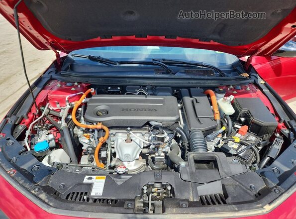 1HGCY2F70PA039196 2023 HONDA ACCORD Бордовый Вид задней части салона