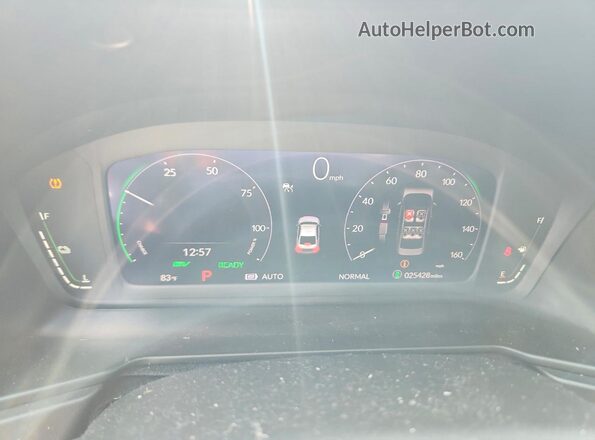 1HGCY2F70PA039196 2023 HONDA ACCORD Бордовый Вид щитка приборов