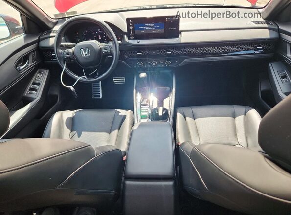 1HGCY2F70PA039196 2023 HONDA ACCORD Бордовый Вид панели приборов