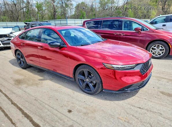 1HGCY2F70PA039196 2023 HONDA ACCORD Бордовый Передняя правая четверть