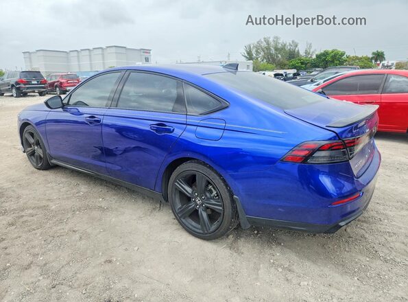 1HGCY2F70PA061859 2023 HONDA ACCORD Blue Trasero izquierdo