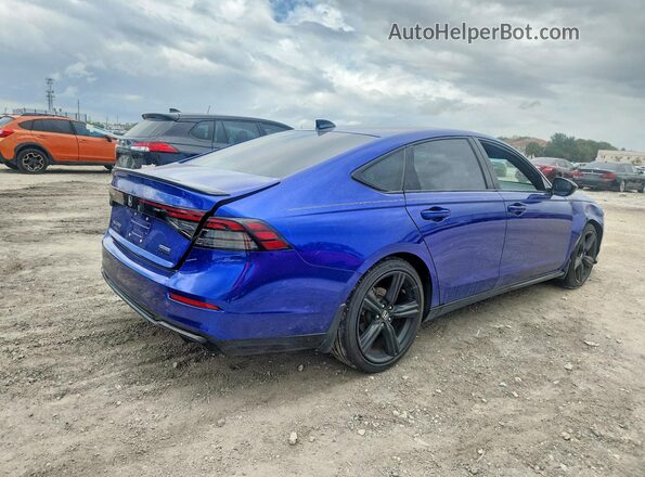 1HGCY2F70PA061859 2023 HONDA ACCORD Blue Trasero derecho