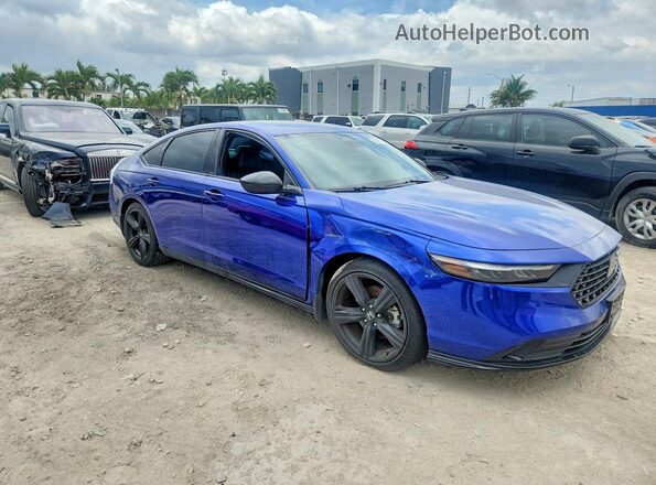 1HGCY2F70PA061859 2023 HONDA ACCORD Blue Delantero derecho