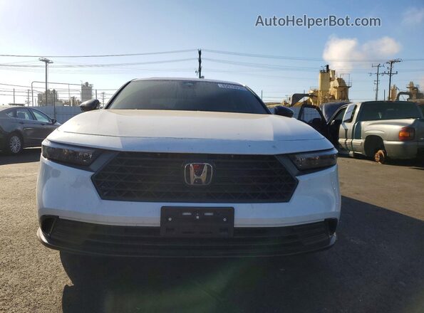 1HGCY2F71SA052998 2025 HONDA ACCORD White Вид спереду