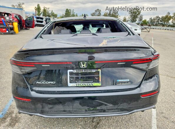 1HGCY2F73RA053371 2024 HONDA ACCORD Black Widok z tyłu