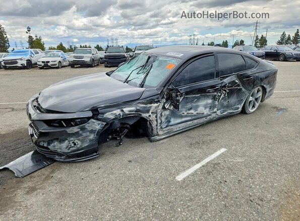 1HGCY2F73RA053371 2024 HONDA ACCORD Black Przód lewy