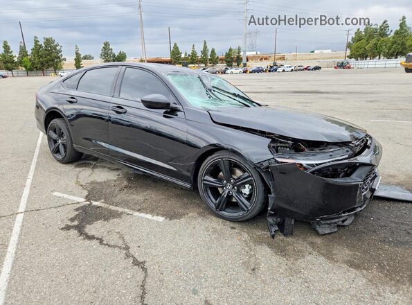1HGCY2F73RA053371 2024 HONDA ACCORD Black Przód prawy