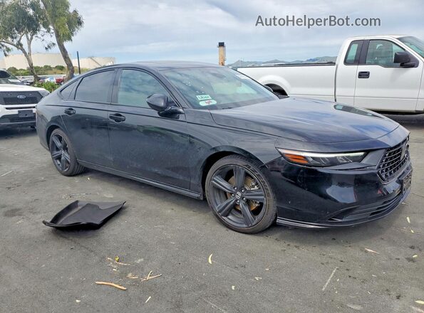 1HGCY2F76RA065028 2024 HONDA ACCORD Black წინა მარჯვენა