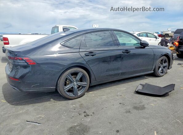 1HGCY2F76RA065028 2024 HONDA ACCORD Black უკანა მარჯვენა