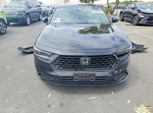 1HGCY2F76RA065028 2024 HONDA ACCORD Black წინა ხედი