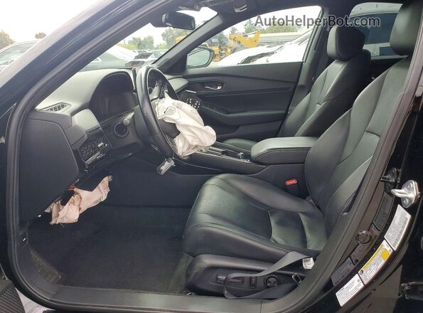 1HGCY2F76RA065028 2024 HONDA ACCORD Black წინა სალონის ხედი