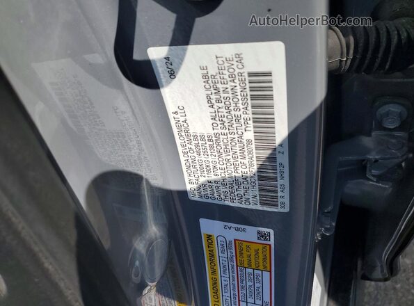 1HGCY2F76RA080788 2024 HONDA ACCORD Gray Widok komory silnika