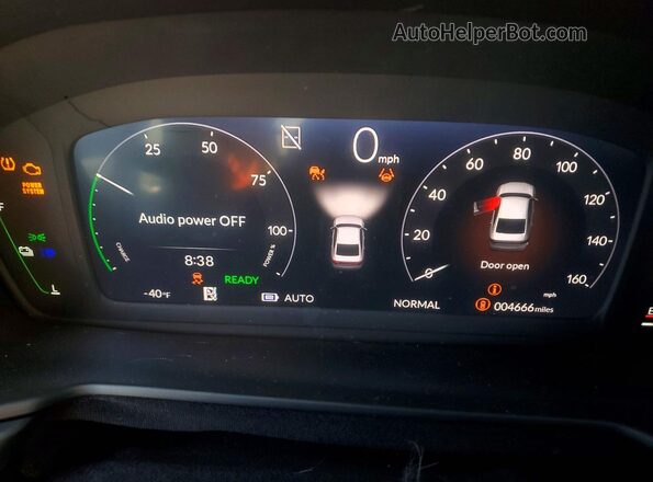 1HGCY2F77SA059244 2025 HONDA ACCORD Silver Instrument cluster view