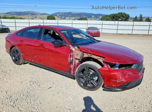1HGCY2F77SA064069 2025 HONDA ACCORD Красный Передняя правая четверть