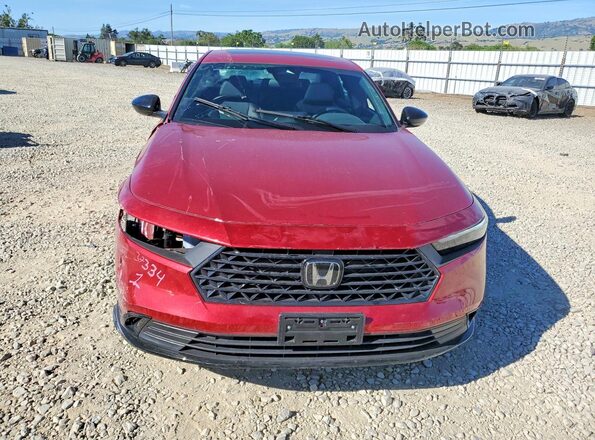 1HGCY2F77SA064069 2025 HONDA ACCORD Красный Вид спереди