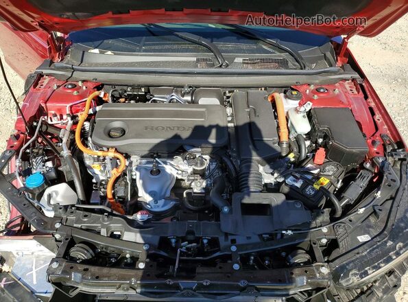 1HGCY2F77SA064069 2025 HONDA ACCORD Красный Вид задней части салона