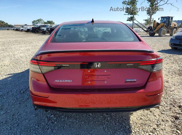 1HGCY2F77SA064069 2025 HONDA ACCORD Красный Вид сзади