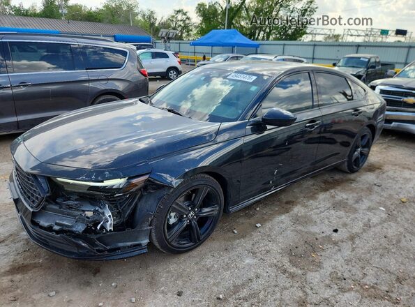 1HGCY2F78RA074992 2024 HONDA ACCORD Black Передня ліва чверть