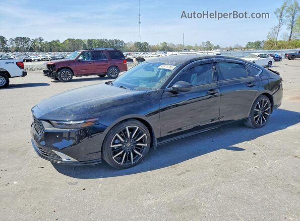 1HGCY2F80RA062277 2024 HONDA ACCORD Черный Передняя левая четверть
