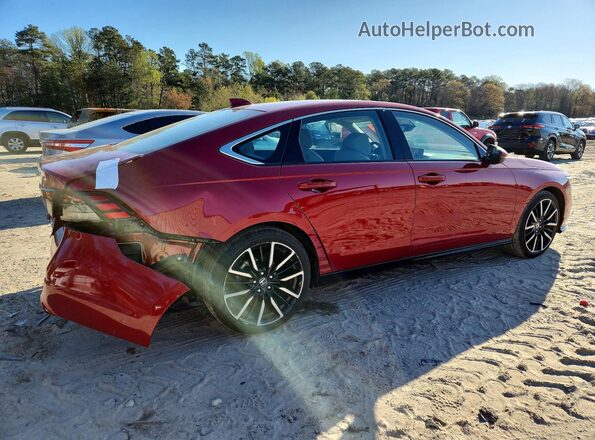 1HGCY2F80RA097241 2024 HONDA ACCORD Красный Задняя правая четверть