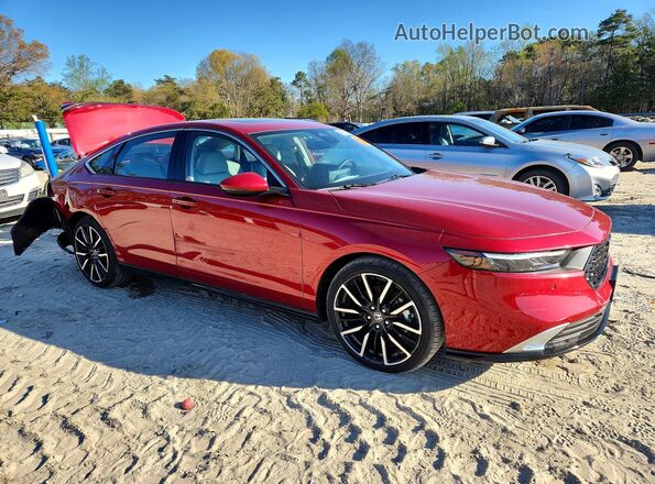 1HGCY2F80RA097241 2024 HONDA ACCORD Красный Передняя правая четверть