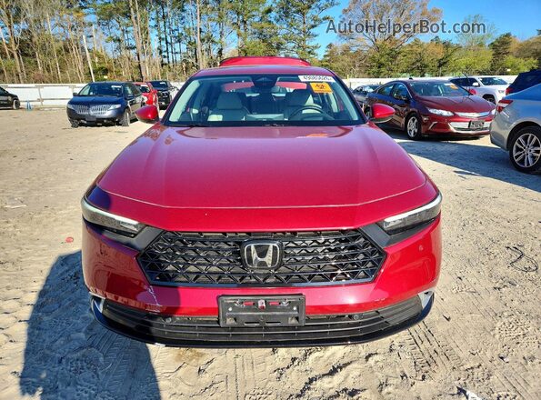 1HGCY2F80RA097241 2024 HONDA ACCORD Красный Вид спереди