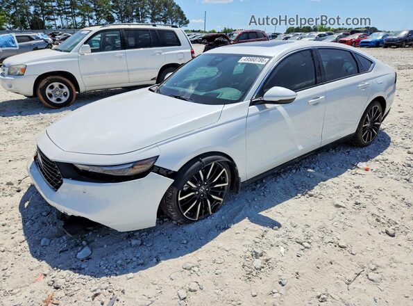 1HGCY2F82RA073877 2024 HONDA ACCORD Белый Передняя левая четверть
