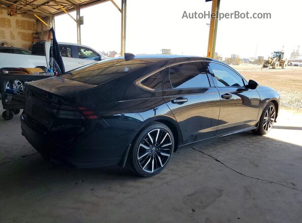 1HGCY2F83RA035588 2024 HONDA ACCORD Черный Задняя правая четверть