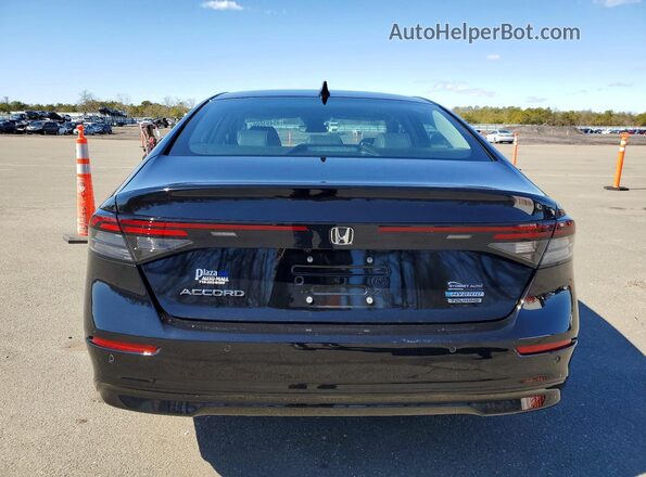 1HGCY2F84SA016408 2025 HONDA ACCORD Black Вид ззаду