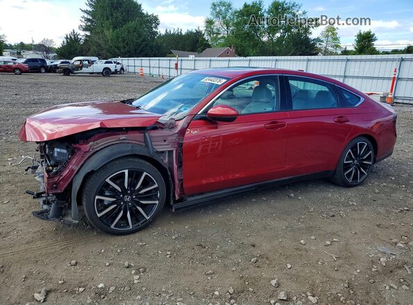 1HGCY2F85RA050819 2024 HONDA ACCORD Красный Передняя левая четверть