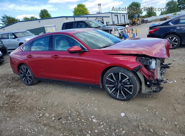 1HGCY2F85RA050819 2024 HONDA ACCORD Красный Передняя правая четверть