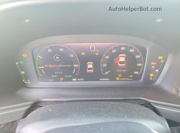 1HGCY2F87SA065022 2025 HONDA ACCORD Синий Вид щитка приборов