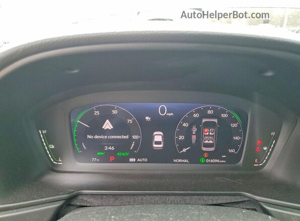 1HGCY2F89SA001564 2025 HONDA ACCORD Серый Вид щитка приборов