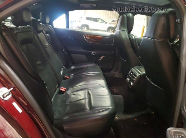 1LN6L9NP3H5626678 2017 LINCOLN CONTINENTA Бордовый Вид задних сидений