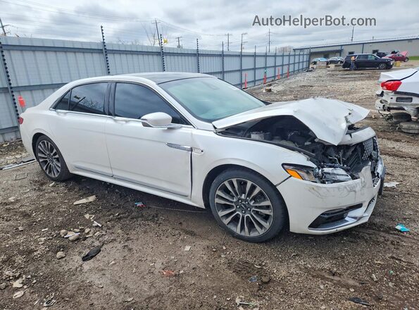 1LN6L9NP5H5605556 2017 LINCOLN CONTINENTA White Передня права чверть